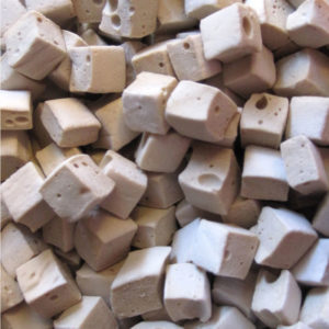 Pâte vanille arabique en cube.