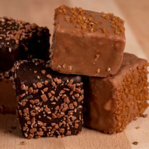 Guimauves tendre - mousse au chocolat, mousse lait speculoos