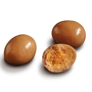 Oeufs feuilletés au caramel