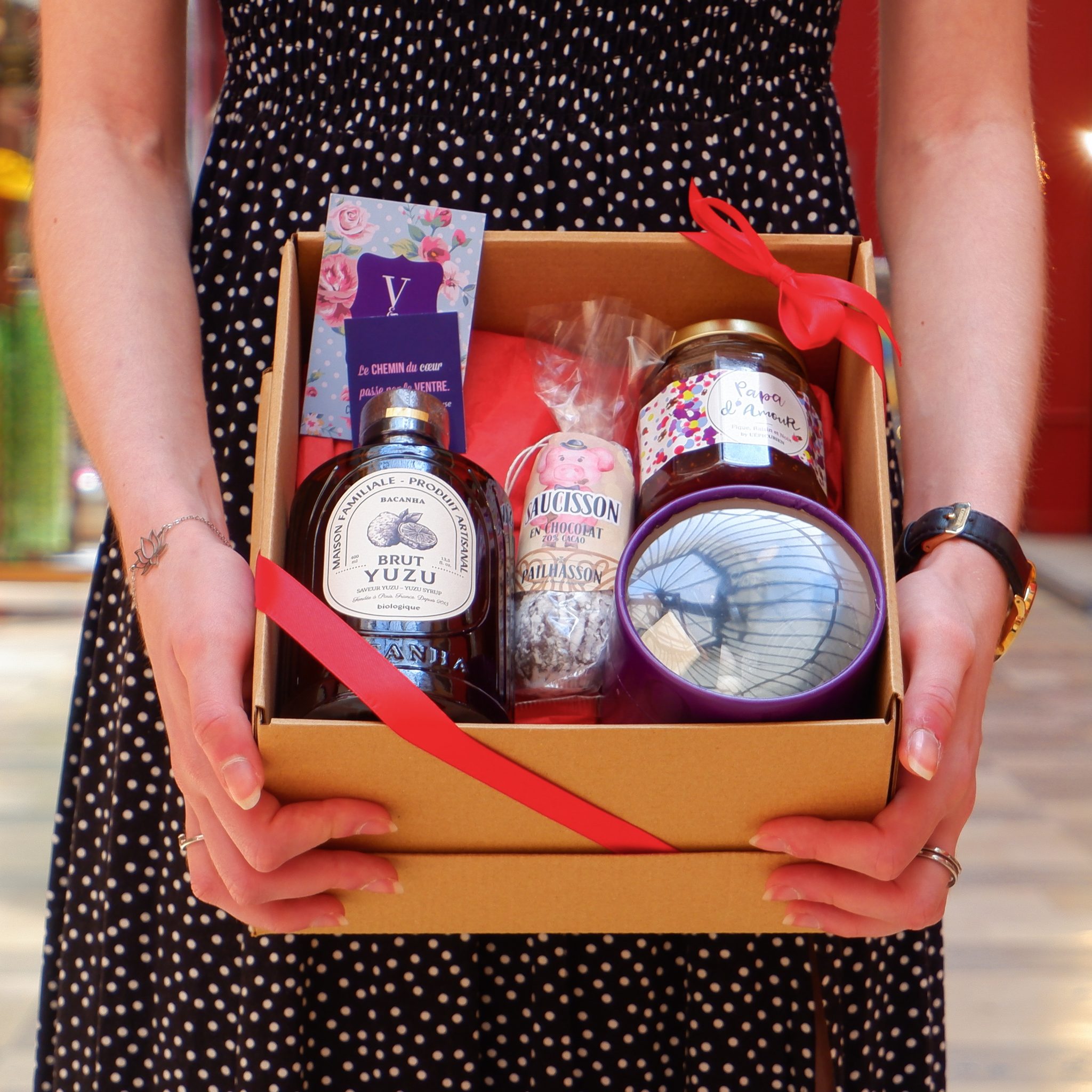 Mug Rétro Polkadot Diner "Pas D'alcool Dans Ce" - Coffret Cadeau