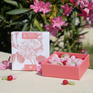 coffret rose-violette-berlingot
