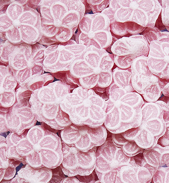 Bonbon d'antant aux fleurs et plantes