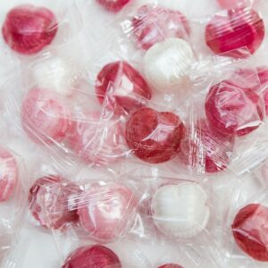 Bonbon coeur fourré fruits