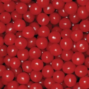 Boule gomme Framboise dragéifiée.