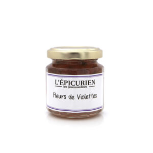 Confiture aux fleurs de violettes.