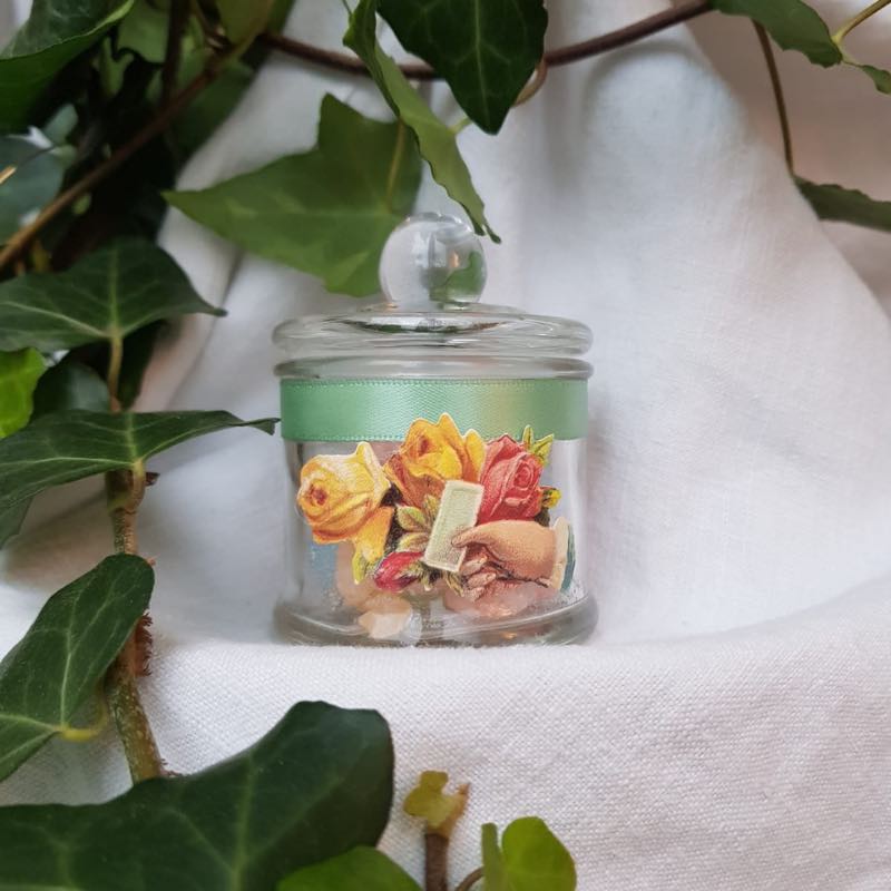 La bonbonnière ronde en verre