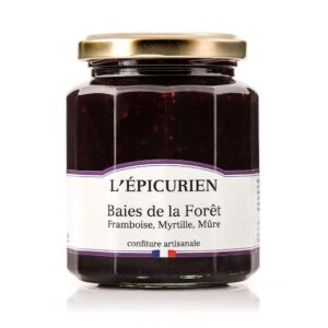 confiture-baies-de-la-foret-framboise-myrtille-mure-confiture-lepicurien